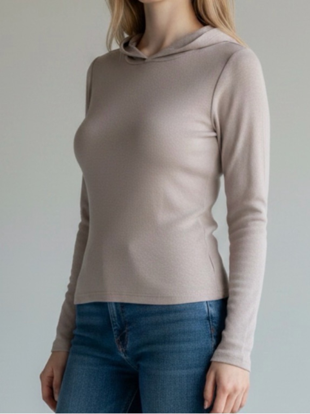 Wild Fable Lightweight Hooded Long Sleeve Top